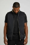 BLACK DUAL BODYWARMER
