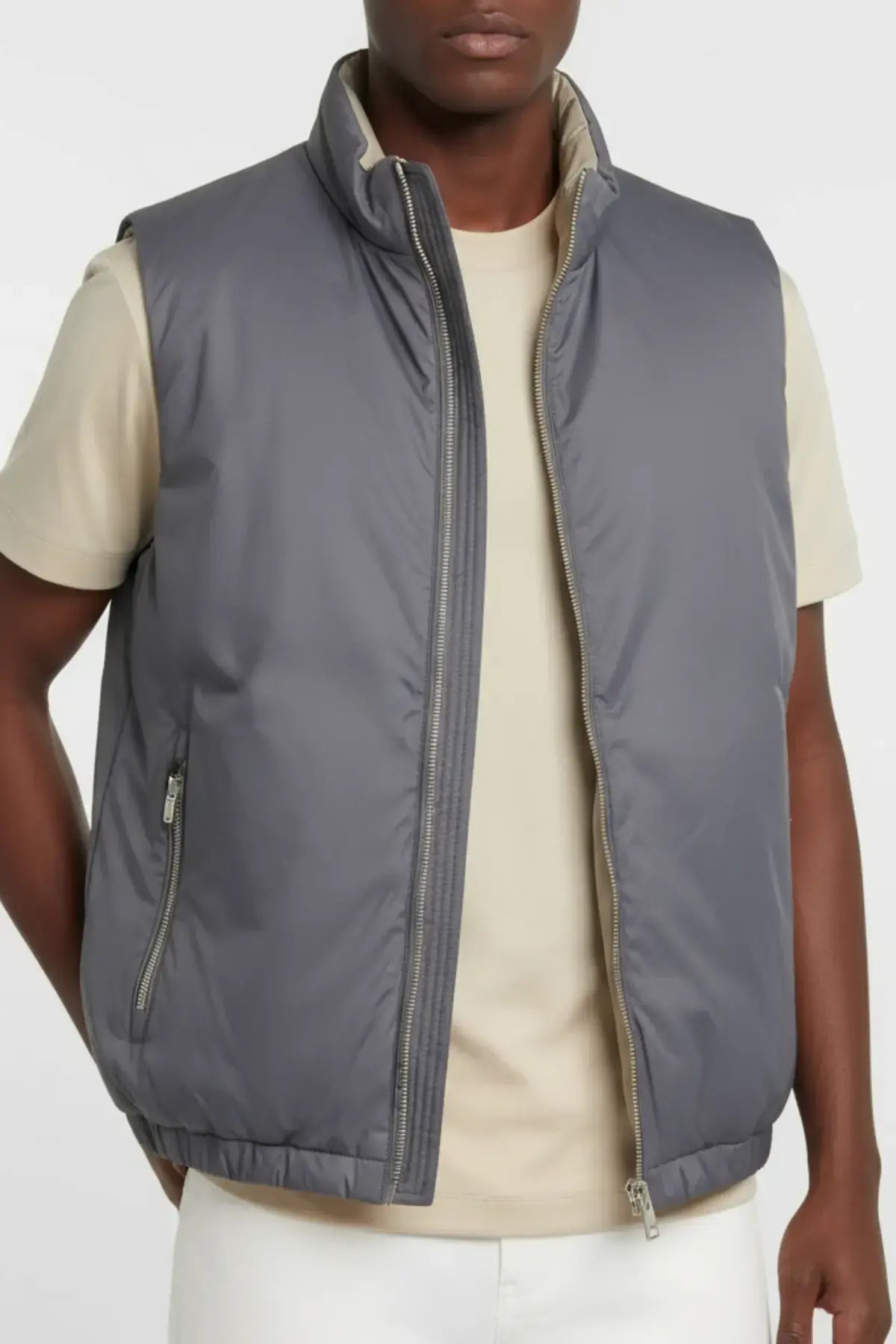 GREY DUAL BODYWARMER
