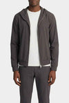 HOODED DARK GREY TECH