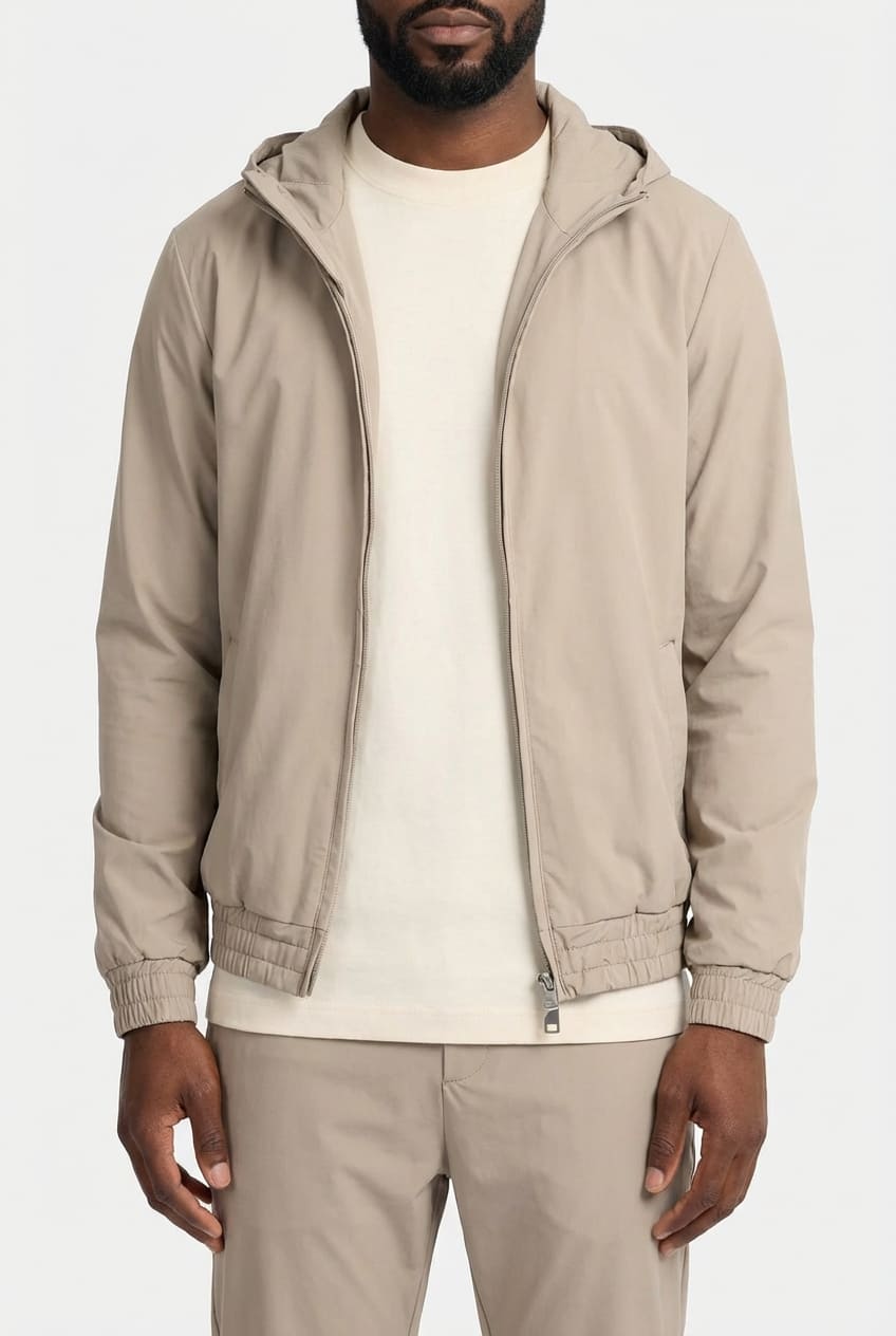 HOODED BEIGE TECH